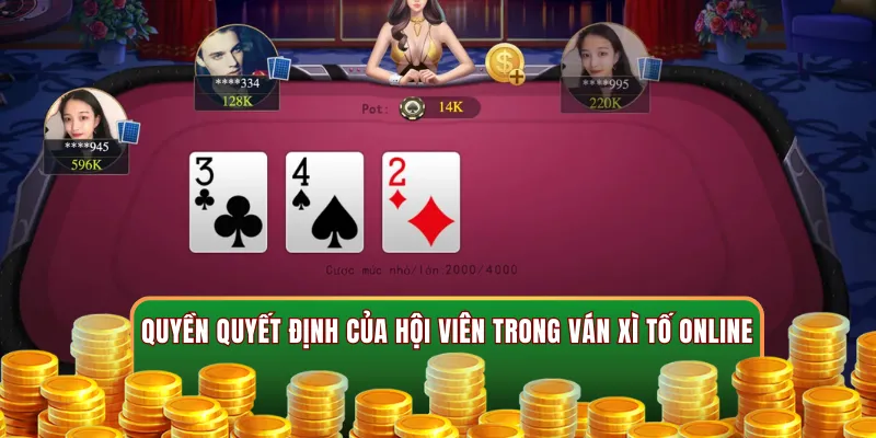 Xì Tố Online- Khám Phá Về Cách Chơi Của Siêu Phẩm Hot Này 2 Quyết định của hội viên khi chơi xì tố online